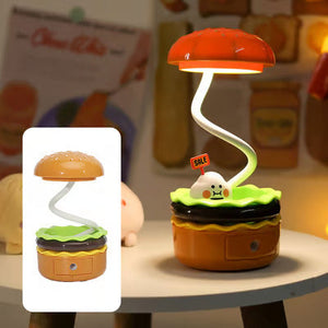 Burger Delight  Folding LED Night Lamp for Kids 🍔🍔