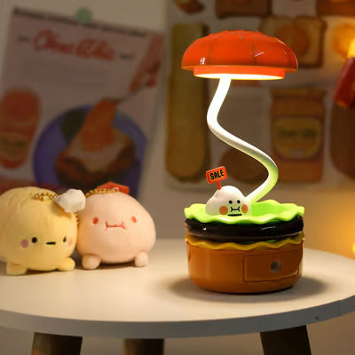 Burger Delight  Folding LED Night Lamp for Kids 🍔🍔