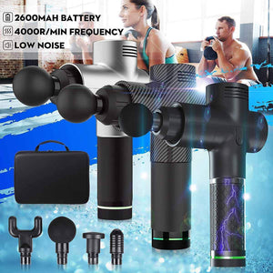 ELECTRIC DEEP TISSUE MUSCLE BODY MASSAGER GUN