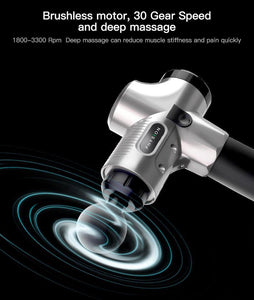 ELECTRIC DEEP TISSUE MUSCLE BODY MASSAGER GUN