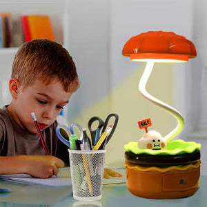 Burger Delight  Folding LED Night Lamp for Kids 🍔🍔